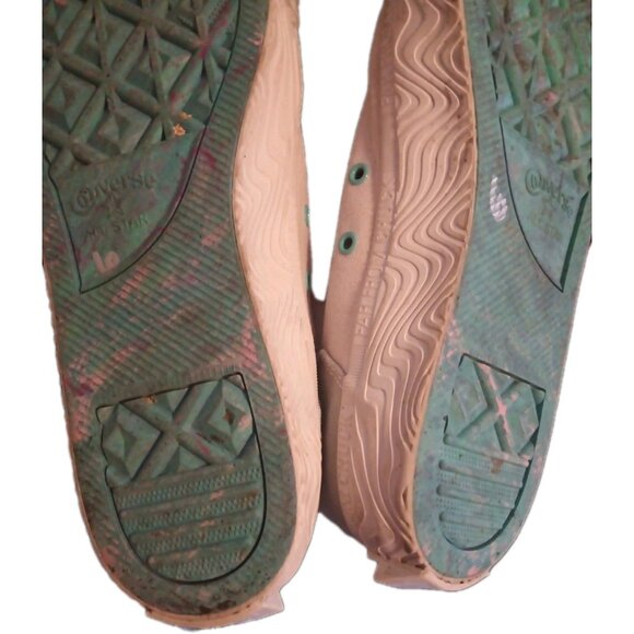 Chuck Taylor All Star Marbled Patch Mens Size 10.5 W 12.5 Pink Grey Blue A00415C - Picture 9 of 14